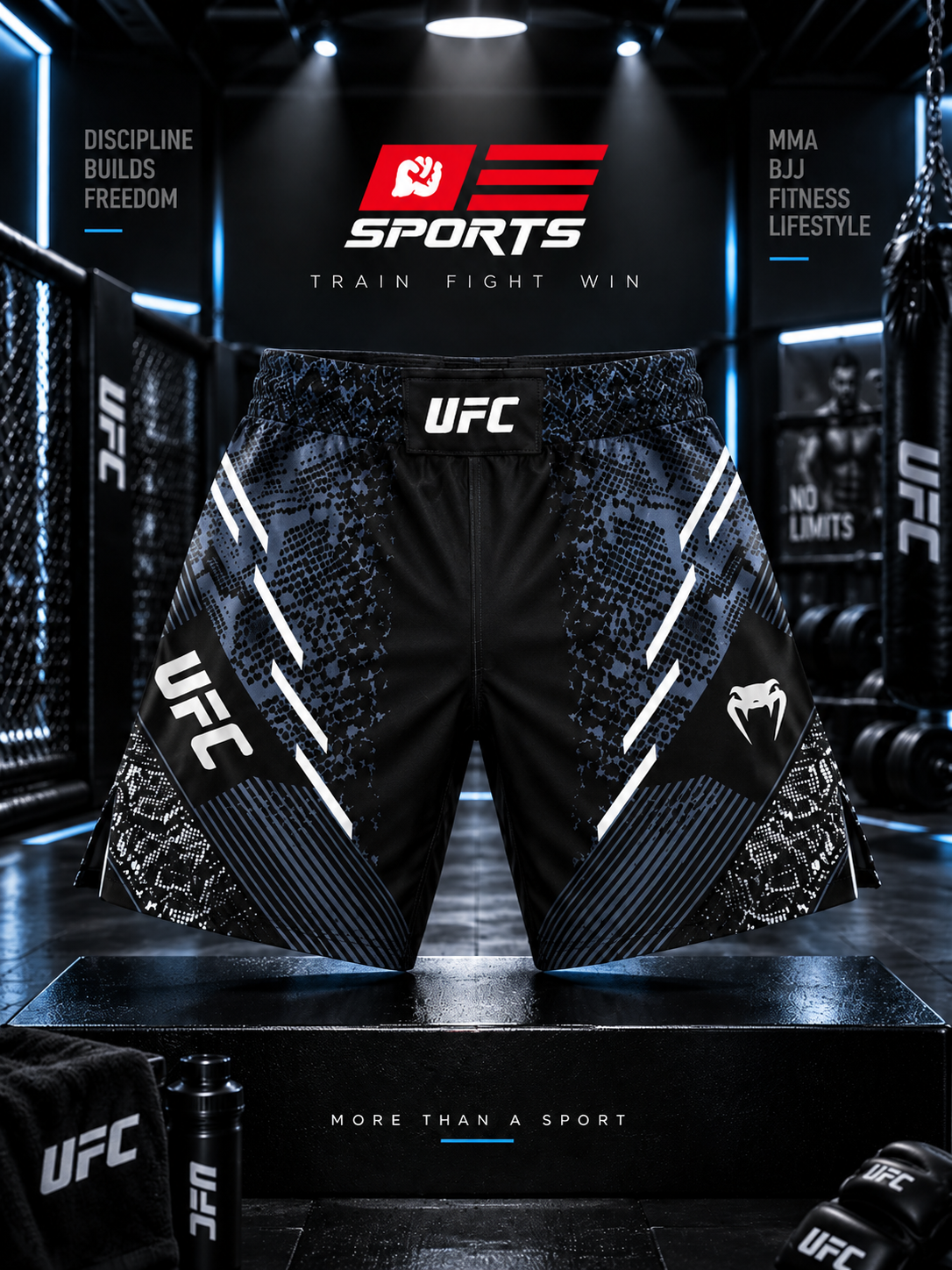 Erkaklar uchun UFC sport shortisi,MMA, Venum va kurash uchun - 