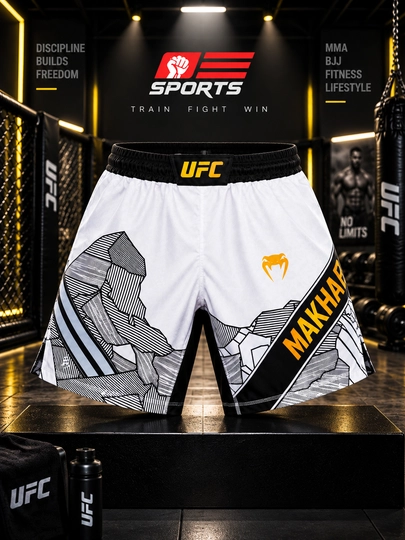 Мужские спортивные шорты UFC для MMA,Venum Грепплинг-единаборства, тренировок, легкие - 