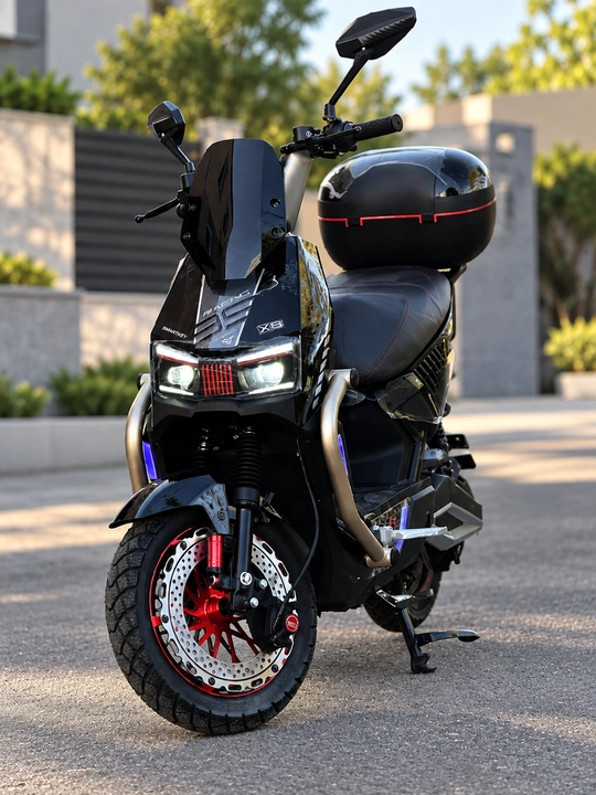 Elektr Skuter AGNAT X9 -72V 20Ah, 60 km/soat Tezlik, 60 km Yurish Masofasi, Redline Dizayn - 