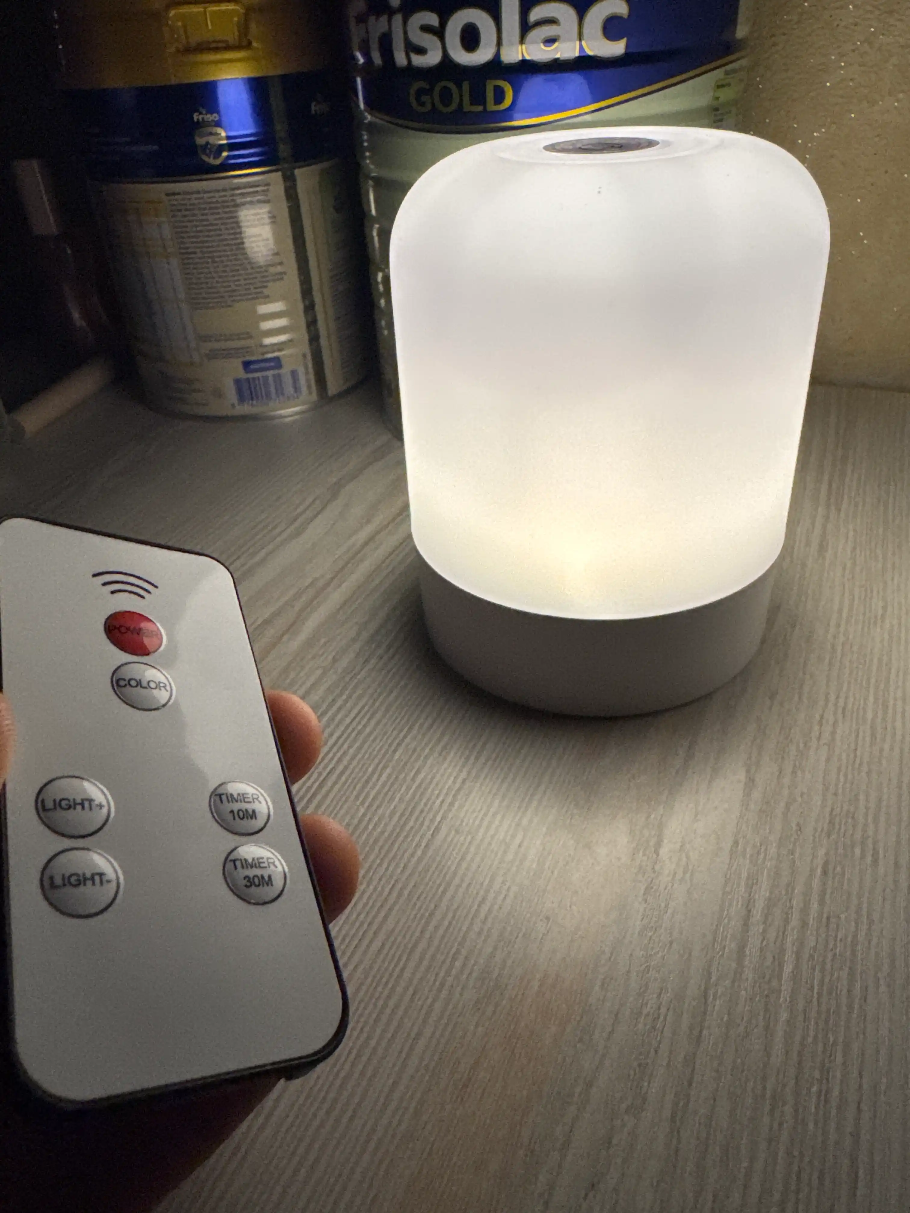 Светильник для детей, беспроводной сенсор LED, ночник, лампа с пультом, USB-светильник