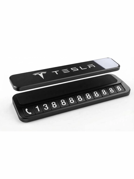Временная автовизитка с логотипом авто