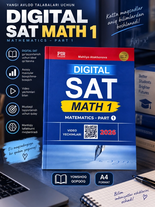 Digital SAT Math 1, Mahliyo Atakhonova - 