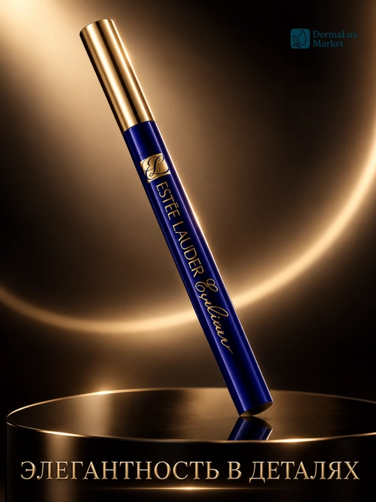 Чёрная подводка для глаз Estée Lauder Eyeliner, лайнер-фломастер с тонким наконечником