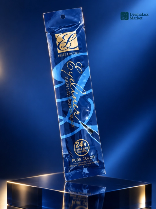 Чёрная подводка для глаз Estée Lauder Eyeliner, лайнер-фломастер с тонким наконечником