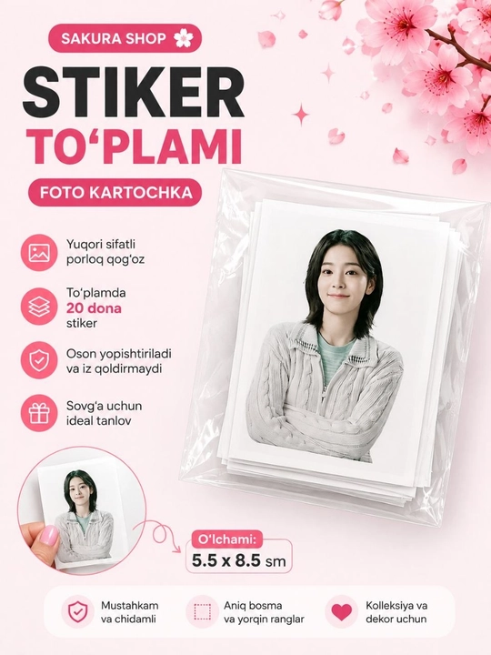 Dorama shaklli stiker