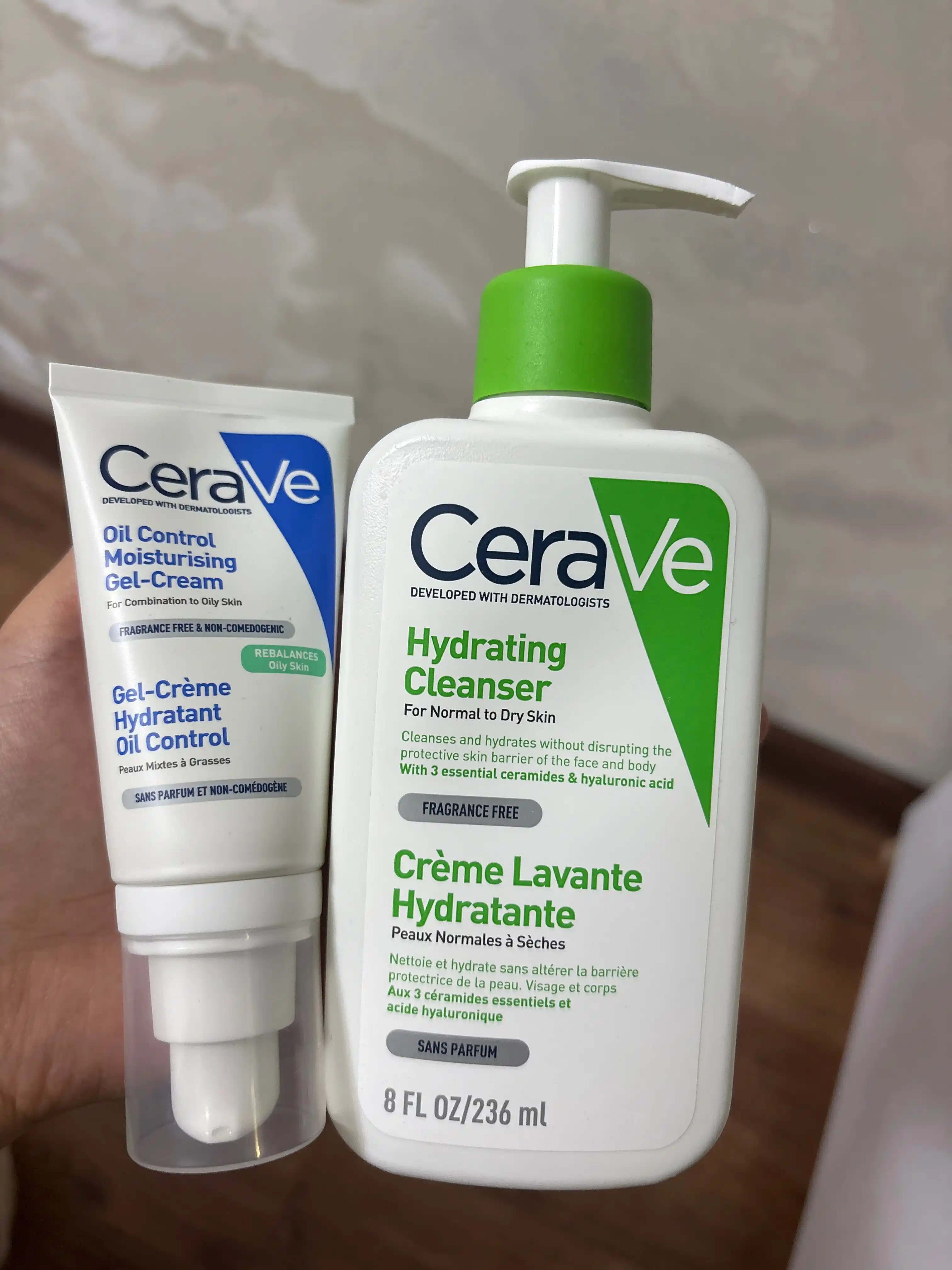 Yog‘li va aralash yuz terisi uchun namlantiruvchi CERAVE gel-kremi, 52 ml