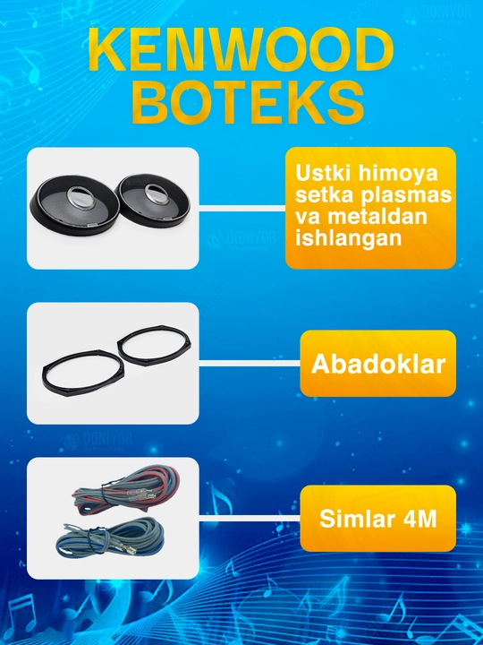 Колонка Kenwood legenda Botex 700wat 2 шт, очень чистый звук тяжелый вес стоит своих денег