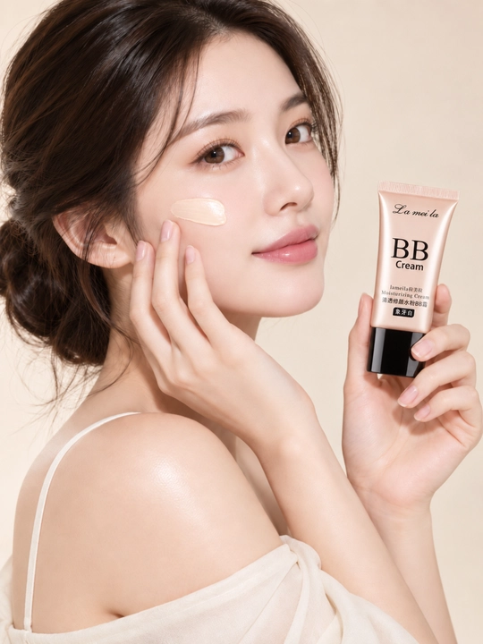 La mei la BB krem, yuz uchun namlantiruvchi tonal krem, tabiiy rang, 50 ml