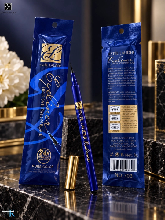 Черная подводка Estée Lauder Eyeliner №705, стойкий лайнер для макияжа глаз