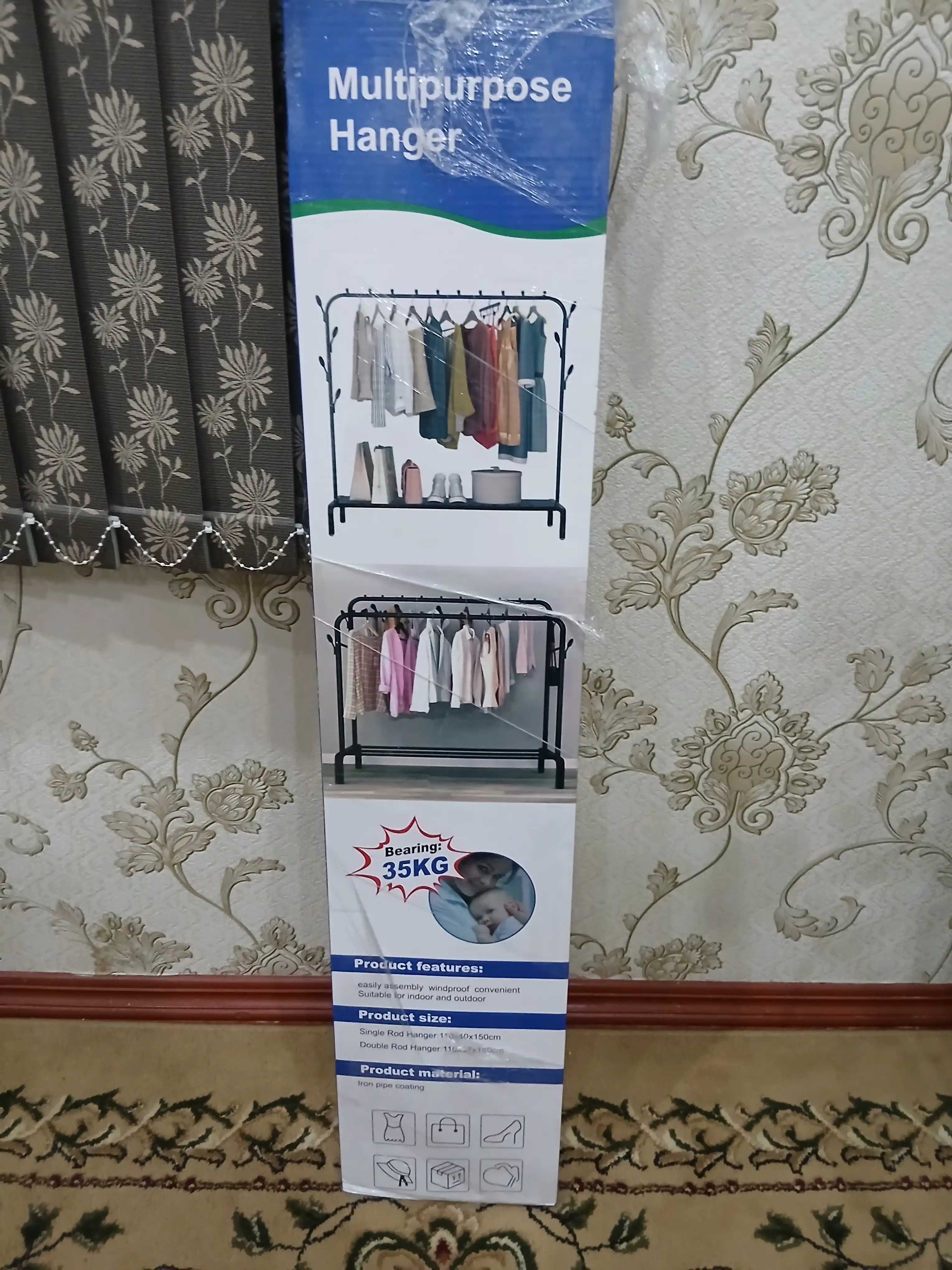Kiyim ilgich metall, oyoq kiyim uchun javon, poyabzal tokchasi veshalka