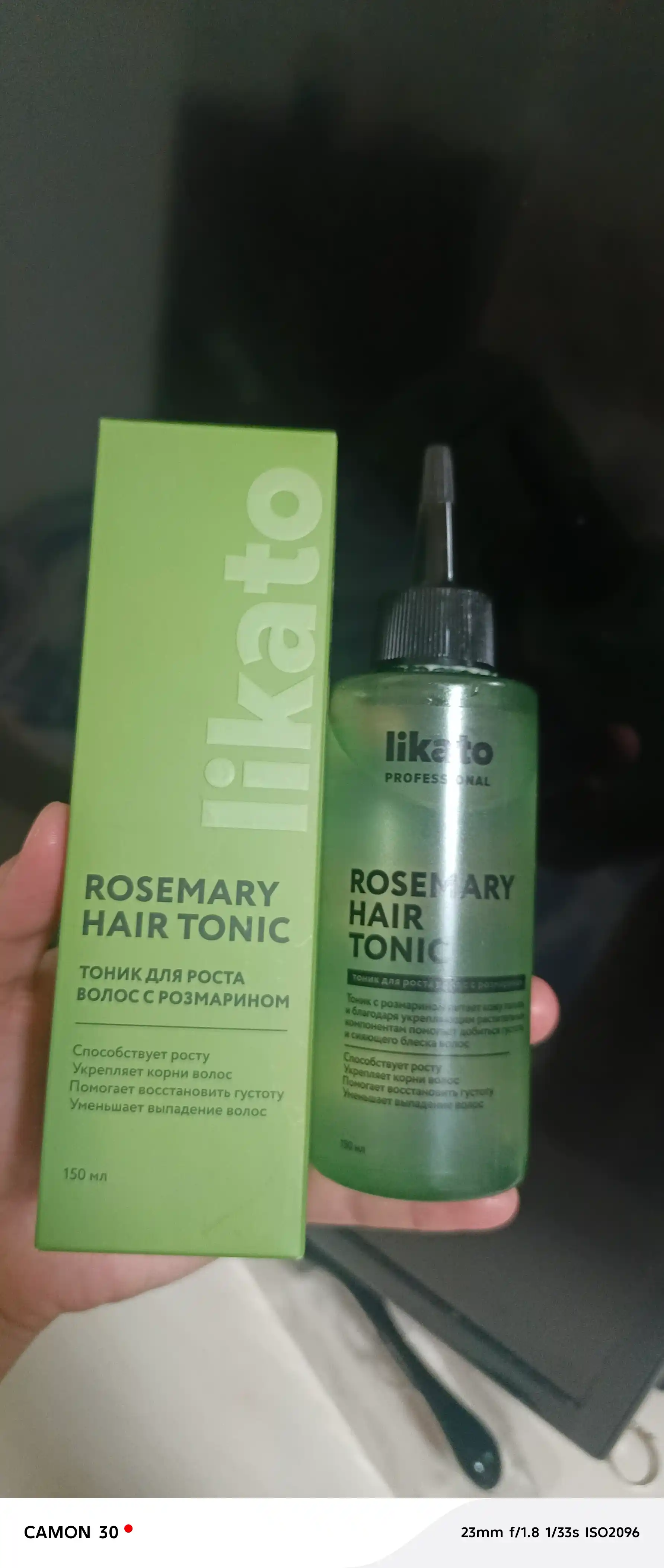 Likato soch o'sishini kuchaytirish uchun bibariya qo'shilgan tonik zardobi, 150 ml