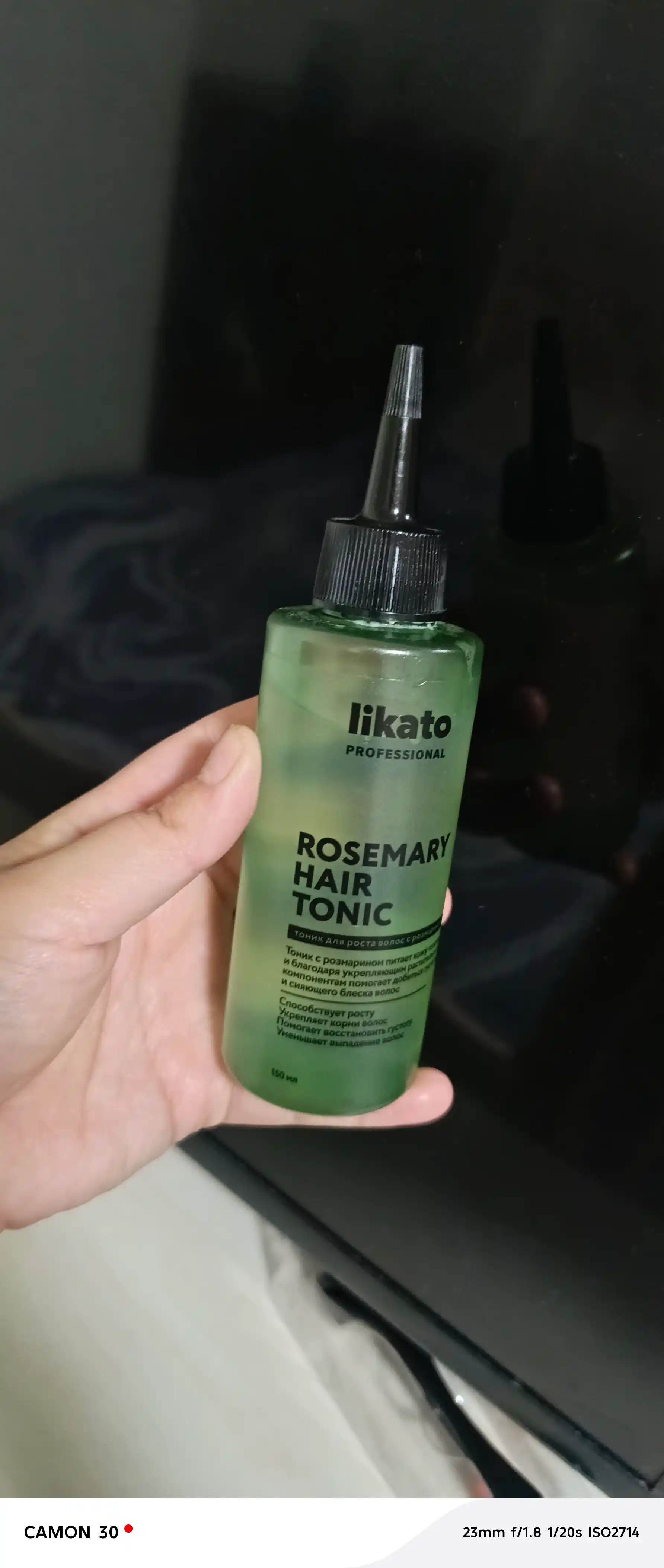 Likato soch o'sishini kuchaytirish uchun bibariya qo'shilgan tonik zardobi, 150 ml