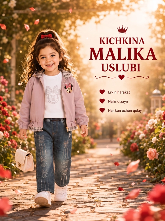 Qizlar uchun 3 qismli kiyim komplekti,kapyushonli bomber, futbolka va cargo shim,bahor-kuz - 