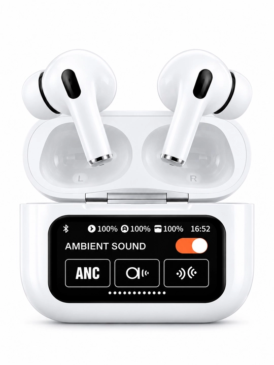 Simsiz naushniklar Arpods Pods Pro ANC, sensor ekranli