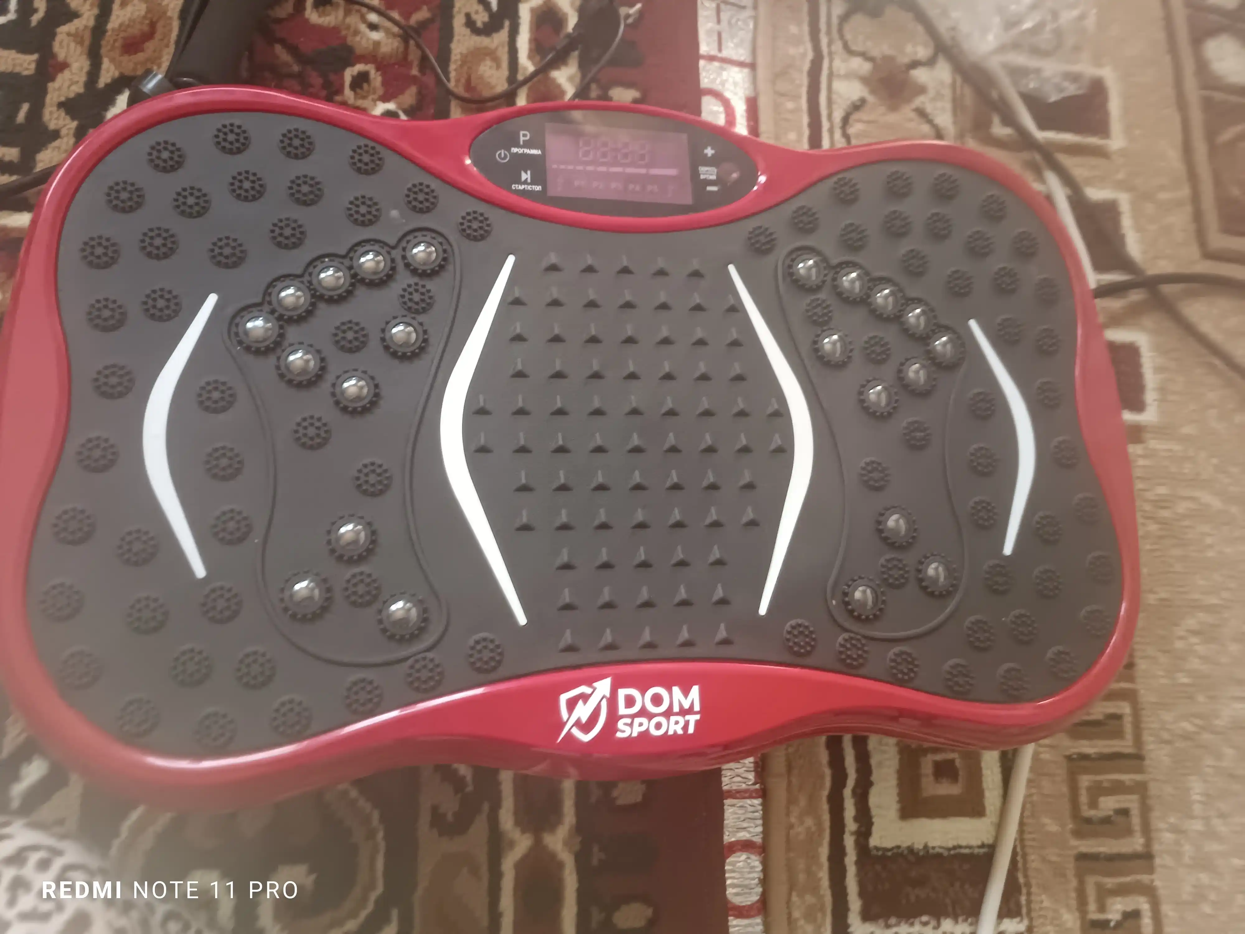 Vibroplatforma FIDGO, ozish va massaj uchun trenajyor, Bluetooth va pult bilan