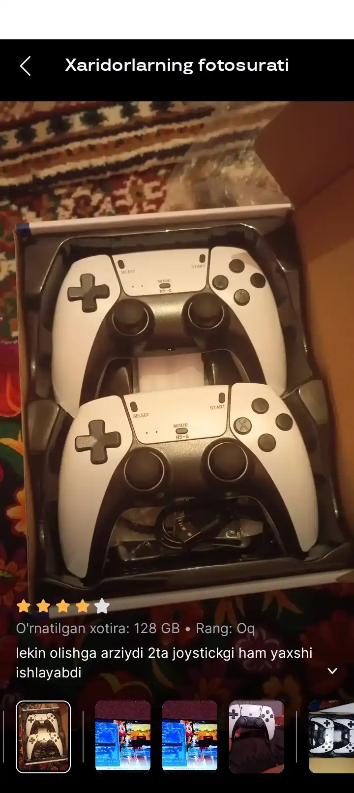Игровая приставка Game Stick M15, 4k Ultra HD, 20000/30000 ретро игр