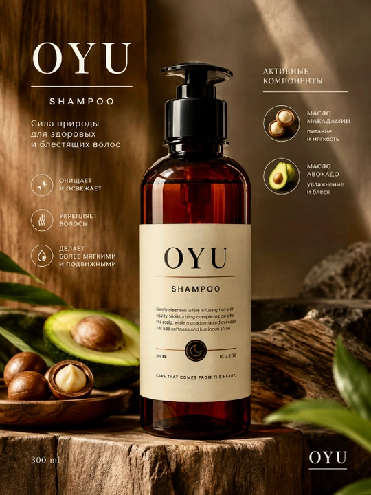 OYU Namlovchi shampun, 300 ml