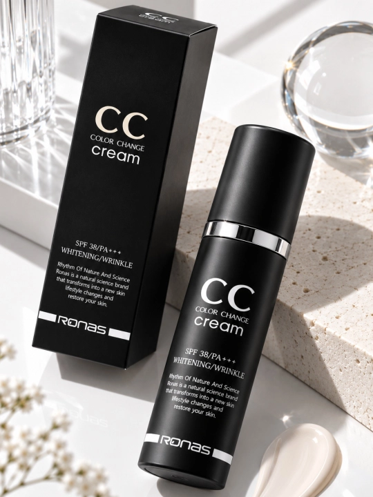 СС-крем подстраивающийся под цвет кожи, Ronas CC cream color change SPF 34/PA, 50 мл