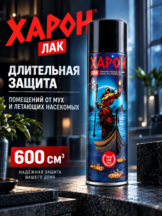 Блокбастер аэрозоль, 600 мл, средство от тараканов, муравьев и насекомых - 