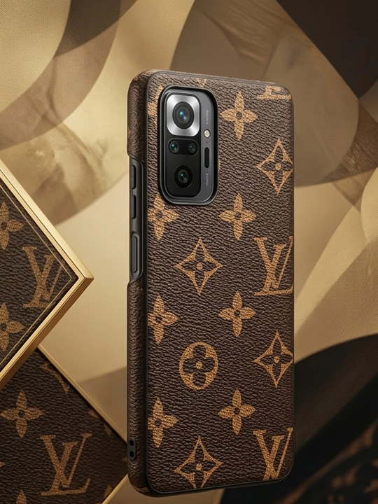 Redmi Note 11 Pro uchun premium silikon charm teksturali himoya g'ilofi (LV uslubi) - 