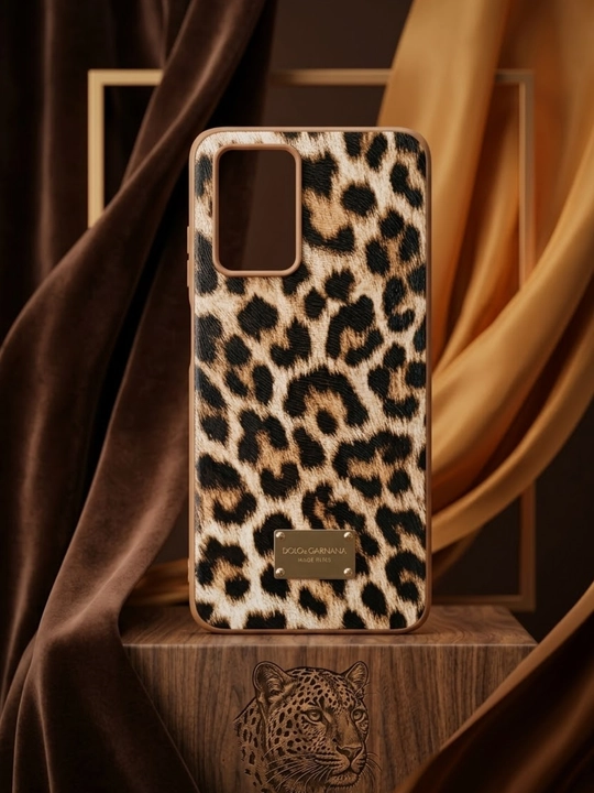 Redmi 10 uchun leopard naqshli zamonaviy himoya g‘ilofi - 