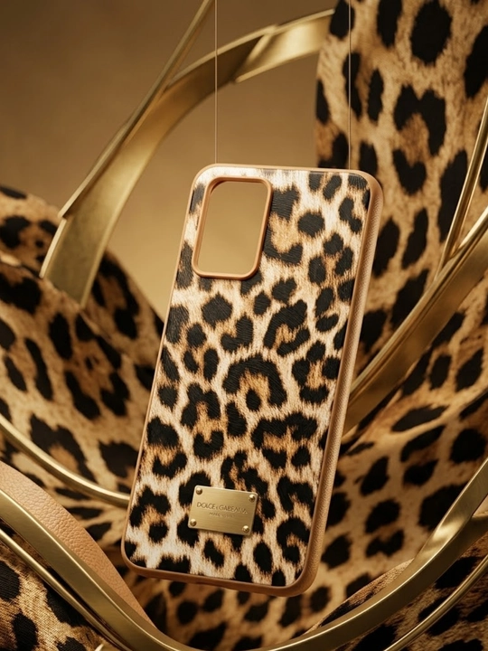 Redmi 10 uchun leopard naqshli zamonaviy himoya g‘ilofi