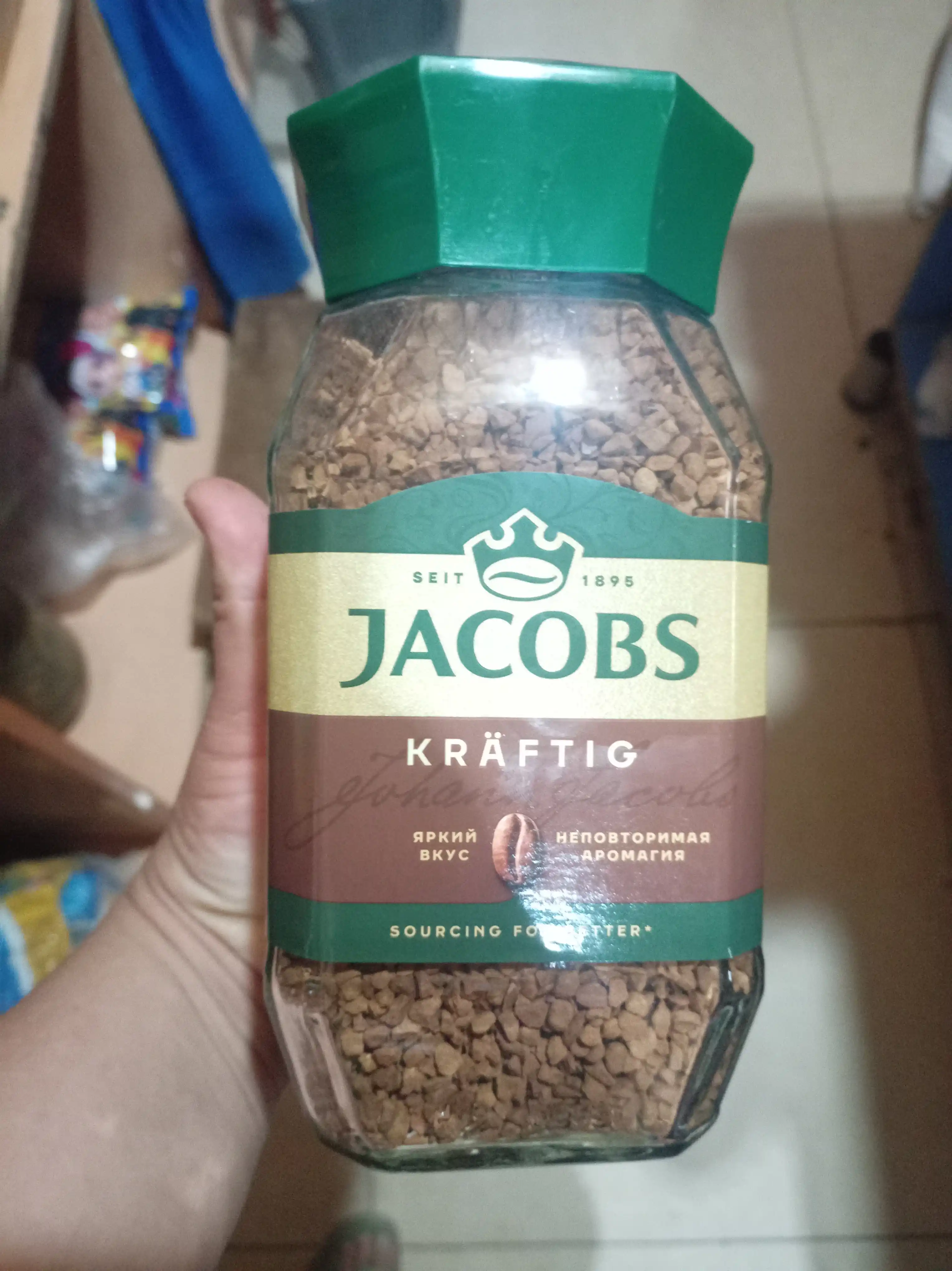 Jacobs Kraftig растворимый СБ, 200г