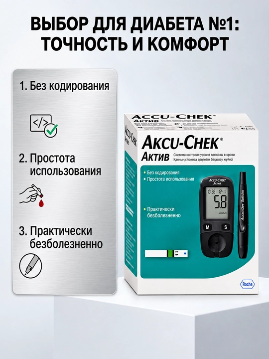 Глюкометр Акку-Чек Актив - 