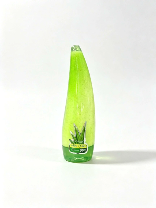 Aloe geli, namlash va tinchlantirish, quyoshdan keyin tiklash, yuz va butun tana uchun