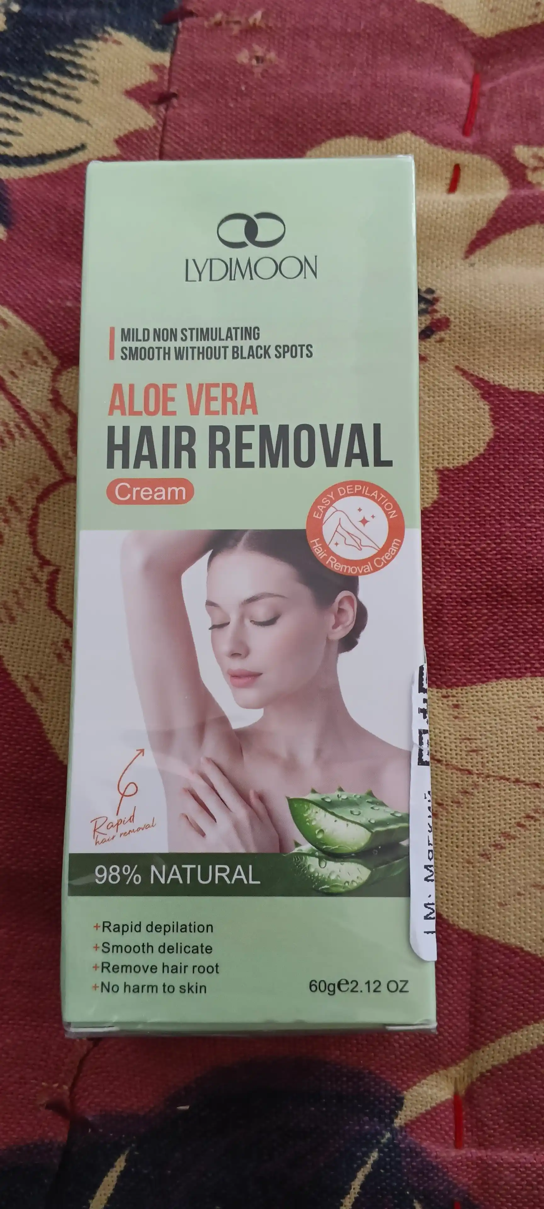 Крем для депиляции LYDIMOON Aloe Vera Mild с экстрактом алоэ вера