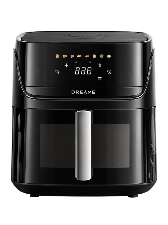 Aerogril Dreame Play AF10 Pro, 7,6 l, 2800 Vt, 8 dastur, bug' bilan