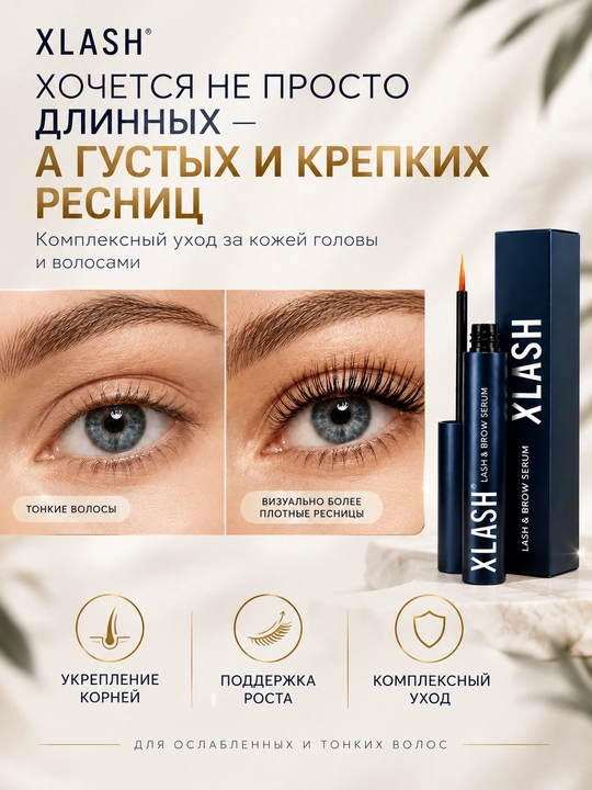 Сыворотка для роста ресниц и бровей Eyelash Serum, 1,5 мл