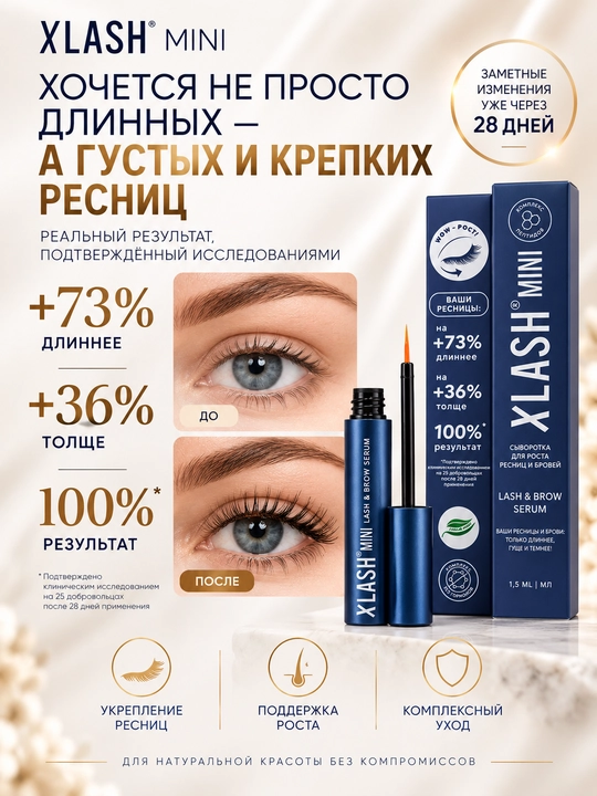 Сыворотка для роста ресниц и бровей Eyelash Serum, 1,5 мл