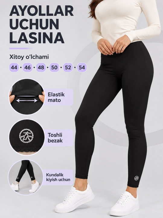 Ayollar legginslari, issiq legginslar, kundalik, ayollar uchun qishki legginslar - 