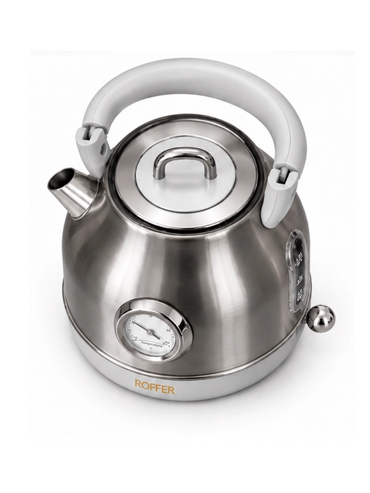 ROFFER RFK-K15 elektr choynagi, 1,7 litr, 2000 Vt, zanglamaydigan po‘latdan yasalgan 304