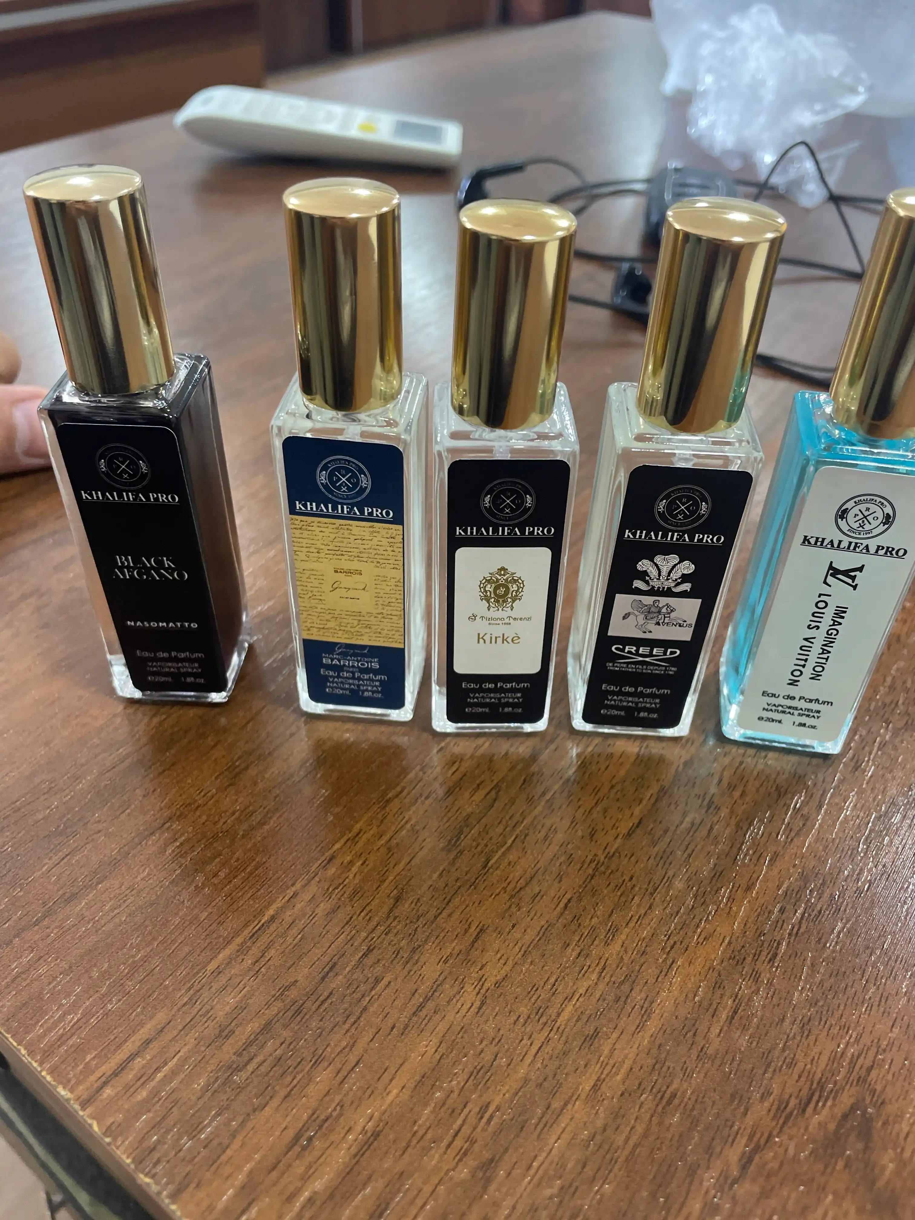 Erkaklar uchun sovg'a: atirlar to'plami 5 tasi 1 da — Ganymede, Black Afgano, Creed, 10 ml
