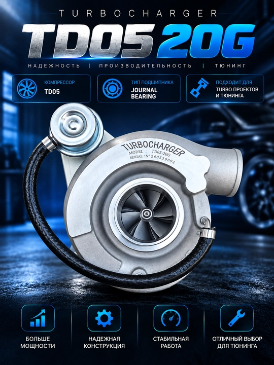 Турбокомпрессор TD05 20G - 