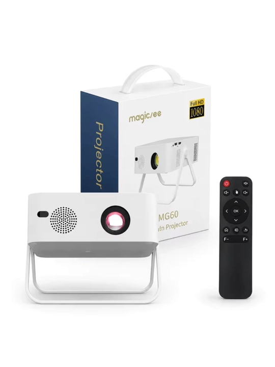 Smart mini proektor Magicsee MG60, Full HD 1080p, Android, Wi-Fi 6, Bluetooth