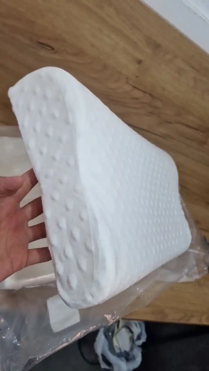 Ortopedik uyqu yostigi Memory Foam, bo‘yin va umurtqa uchun, gipoallergen, anatomik shakl