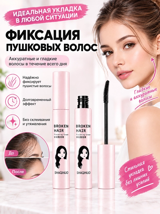Soch turmaklash geli, mayda sochlar uchun, oson nazorat - 