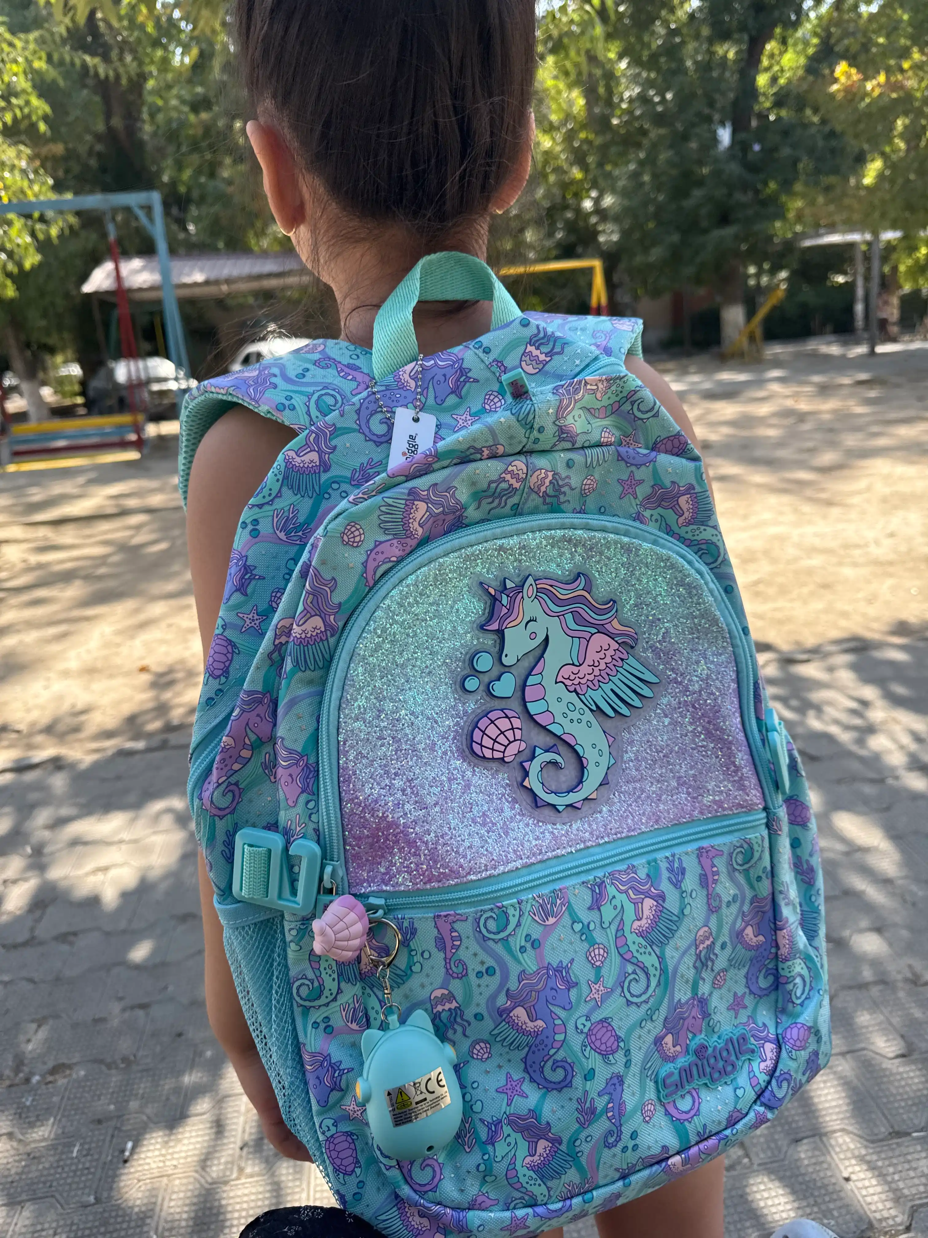 Smiggle школьный рюкзак сумка, для девочек и мальчиков, 42x30x13 см