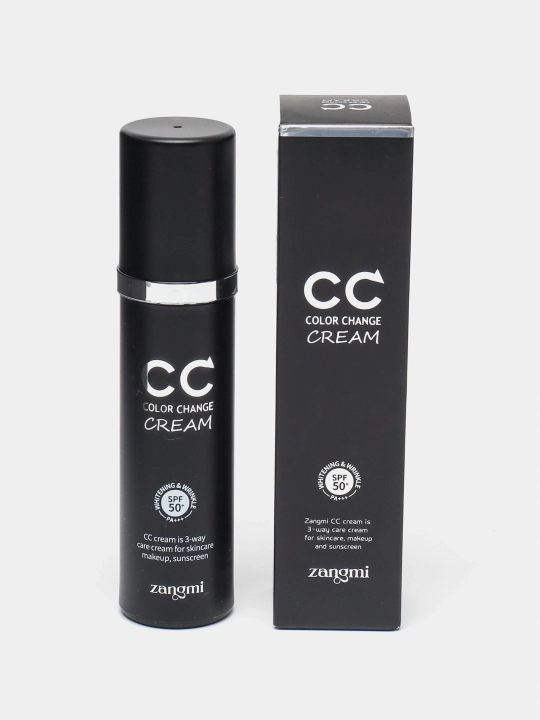 CC Color Change 3 ta 1 da kremi, teri rangini tekislaydi, namlaydi, quyoshdan himoyalovchi SPF50+, 30g