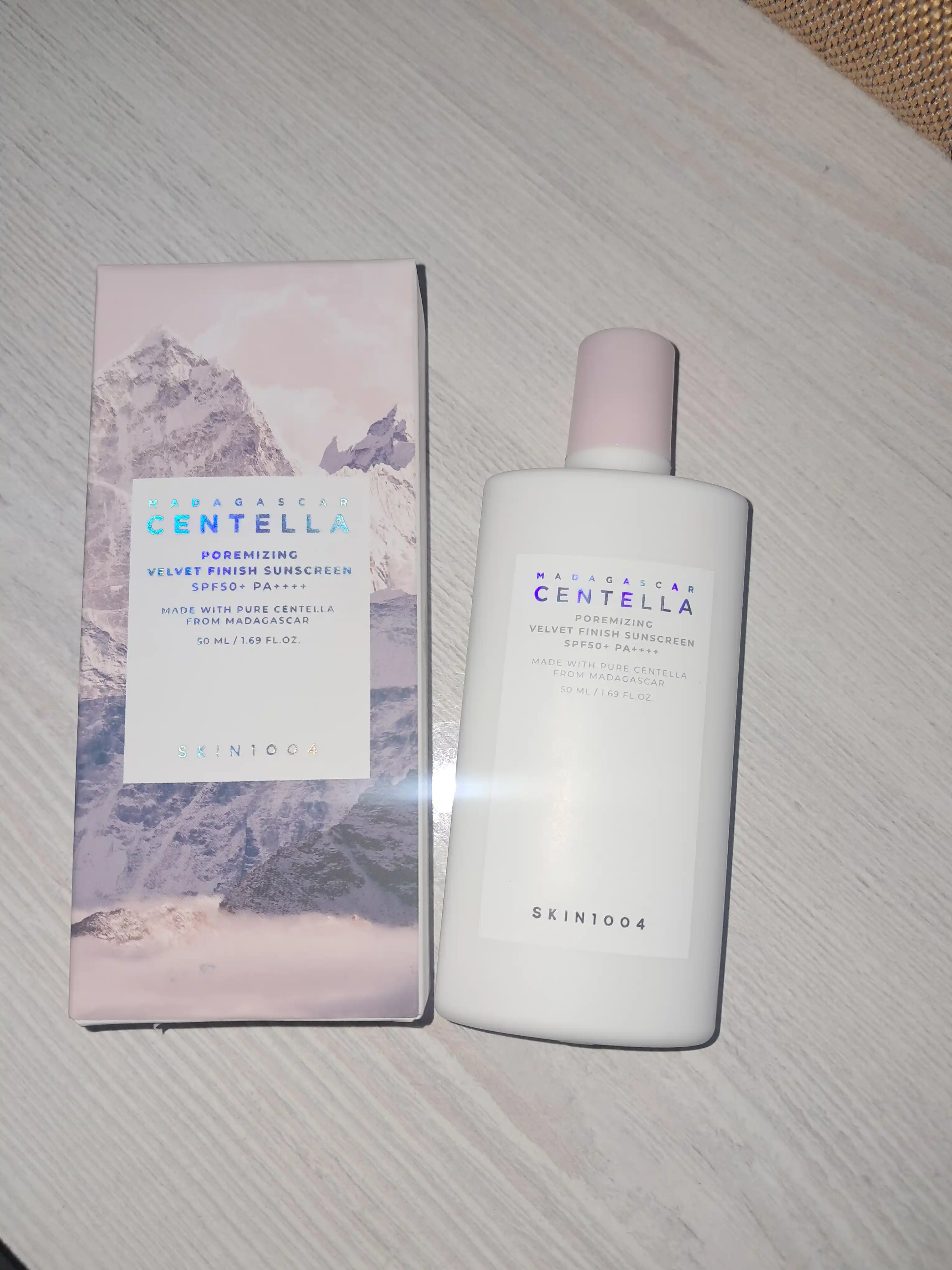 SPF 50+ Skin1004 Madagascar Centella quyoshdan himoya kremi SPF50+ PA++++, 50 ml
