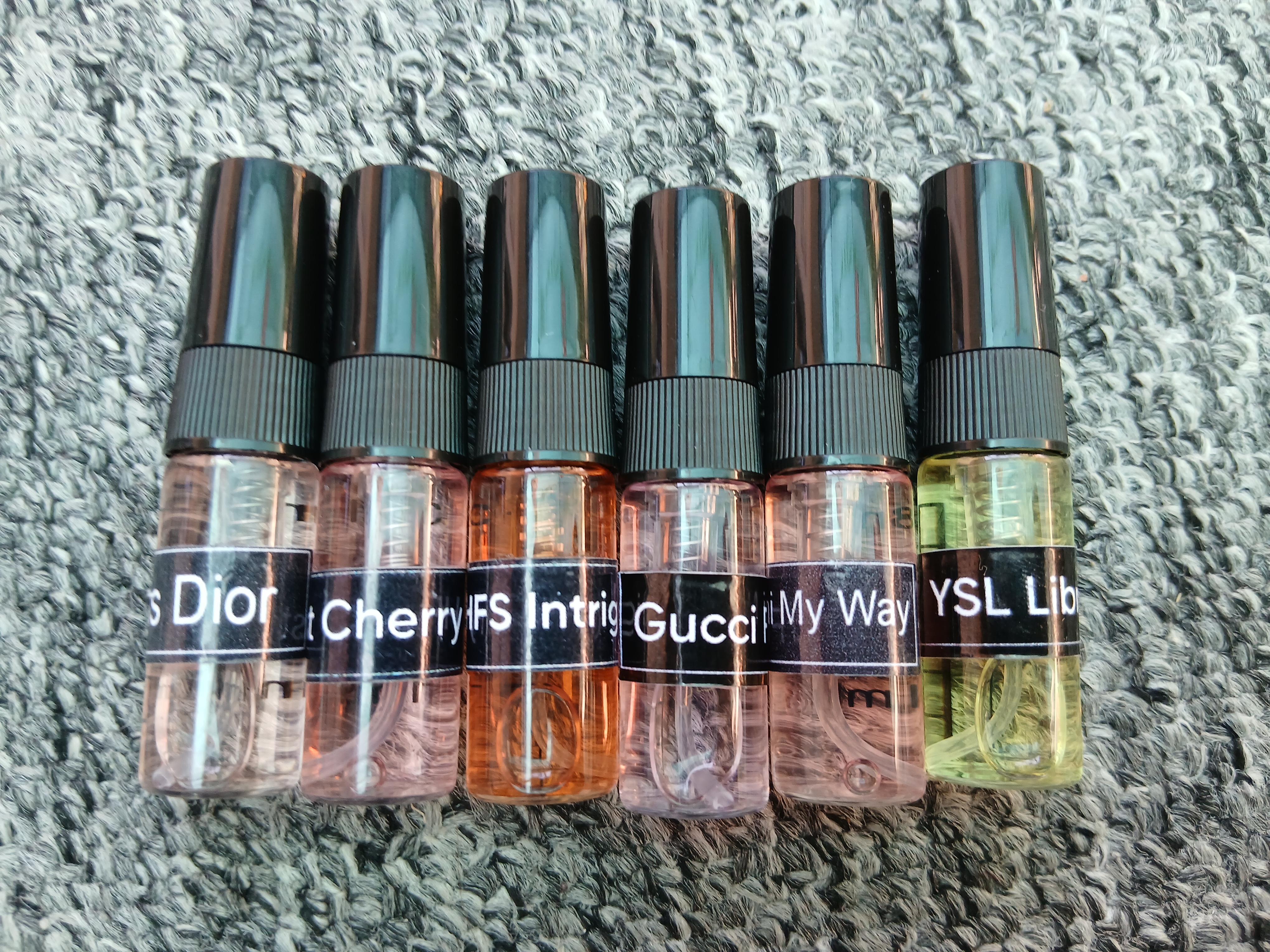 Набор духов для женщин Gucci Flora, Lost Cherry, Libre, Miss Dior, Devil's Intrigue 6в1