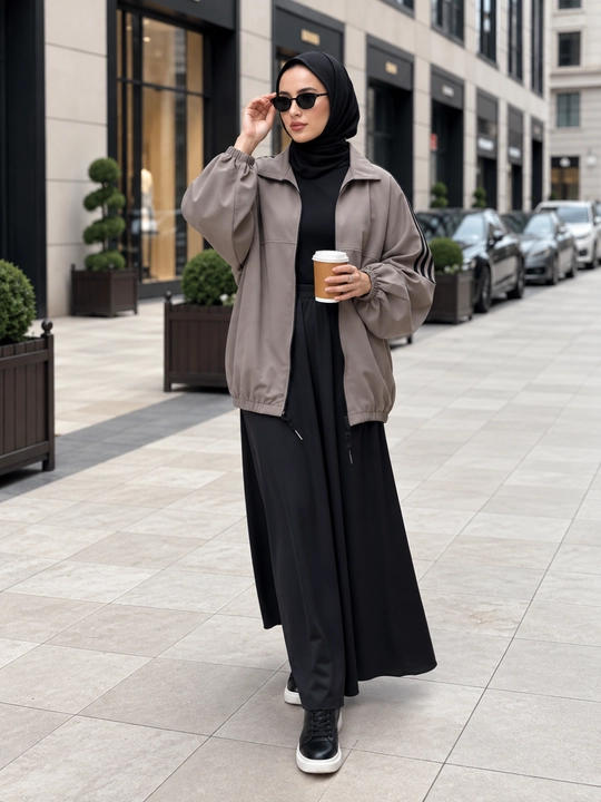 Ayollar uchun dvoyka kostyum 48-52 zamonaviy hijobli kiyim,  oversize to‘plam!