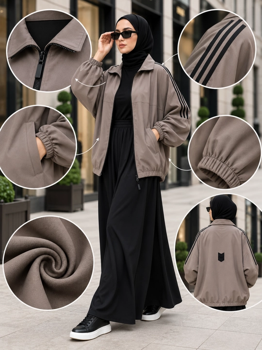 Ayollar uchun dvoyka kostyum 48-52 zamonaviy hijobli kiyim,  oversize to‘plam!