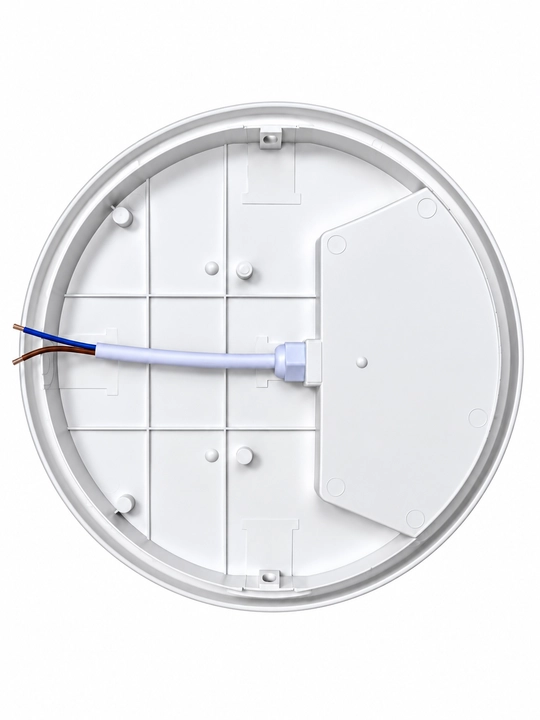 LED chiroq shift uchun Vienna 24W, namlikdan himoyalangan IP44, qoplama, dumaloq, 6500K