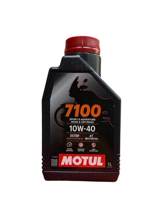 Motul 7100 4T 10W-40 — Yuqori unumdorlikka ega 100% sintetik motor moyi (1L) - 