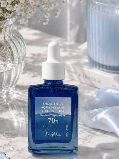 Terini chuqur namlash uchun intensiv zardob Dr.Althea Aqua Marine Deep Serum, 30 ml