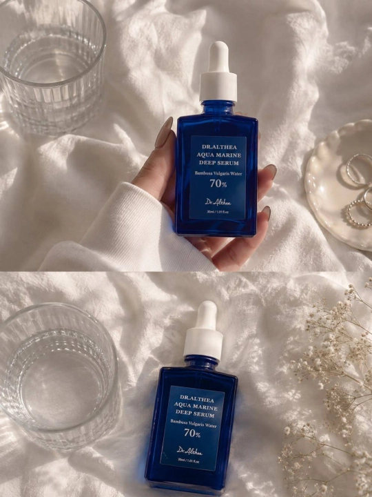 Terini chuqur namlash uchun intensiv zardob Dr.Althea Aqua Marine Deep Serum, 30 ml